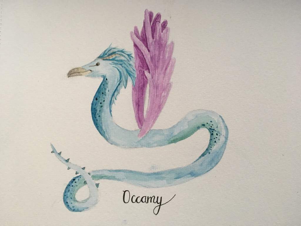 Occamy drawing - #CreatureWeekArt. Harry Potter Amino