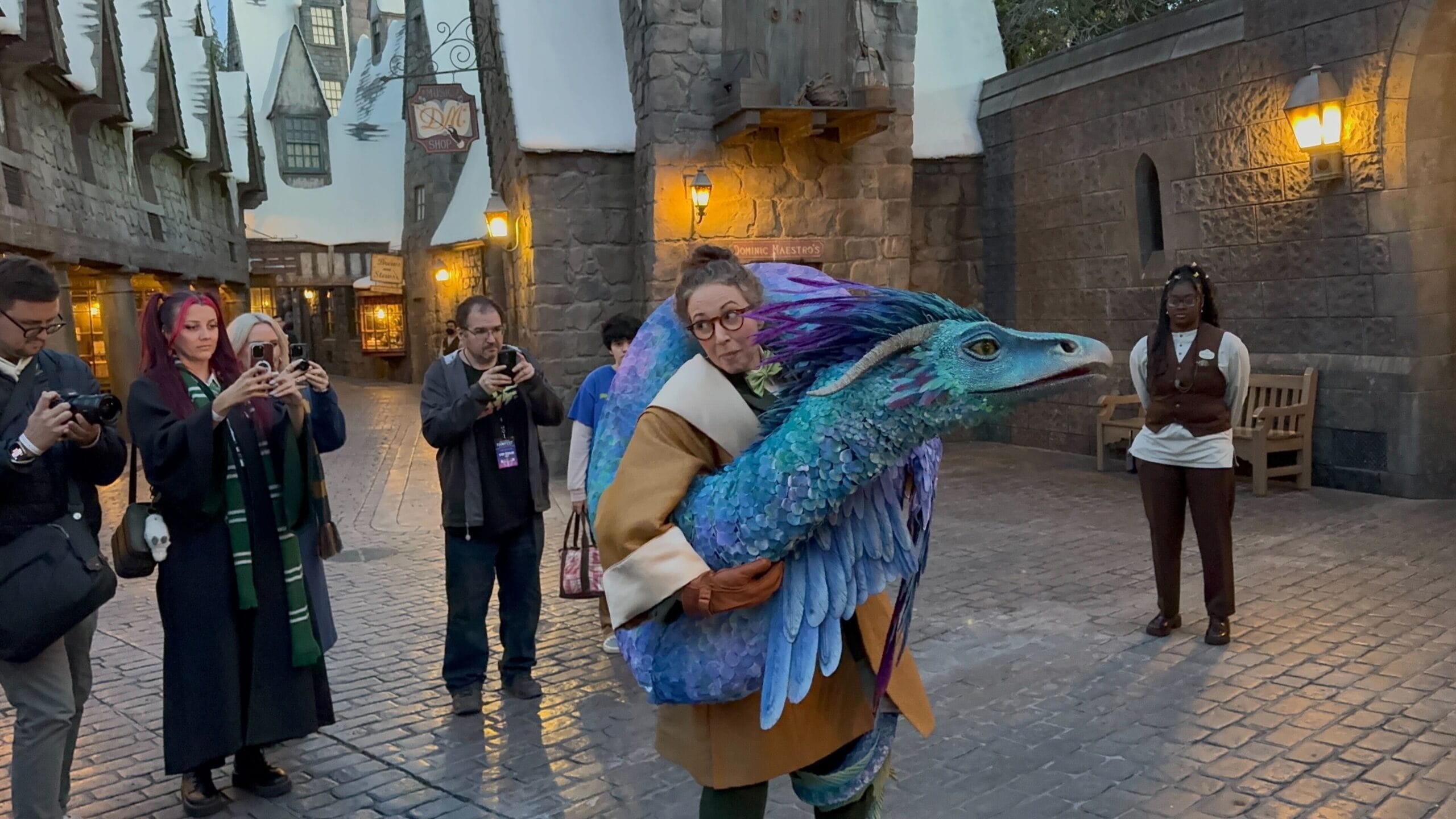 PHOTOS, VIDEO: Niffler, Baby Dragon, and Occamy Magical Creature Encounters for Universal Fan Fest Nights at The Wizarding World of Harry Potter News Today