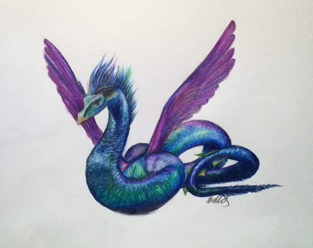 Occamy #Creatureweekart. Harry Potter Amino