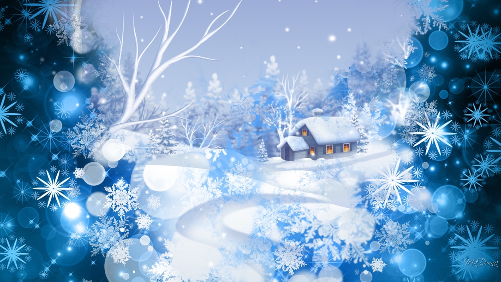 Cozy Winter Scenes Wallpaper