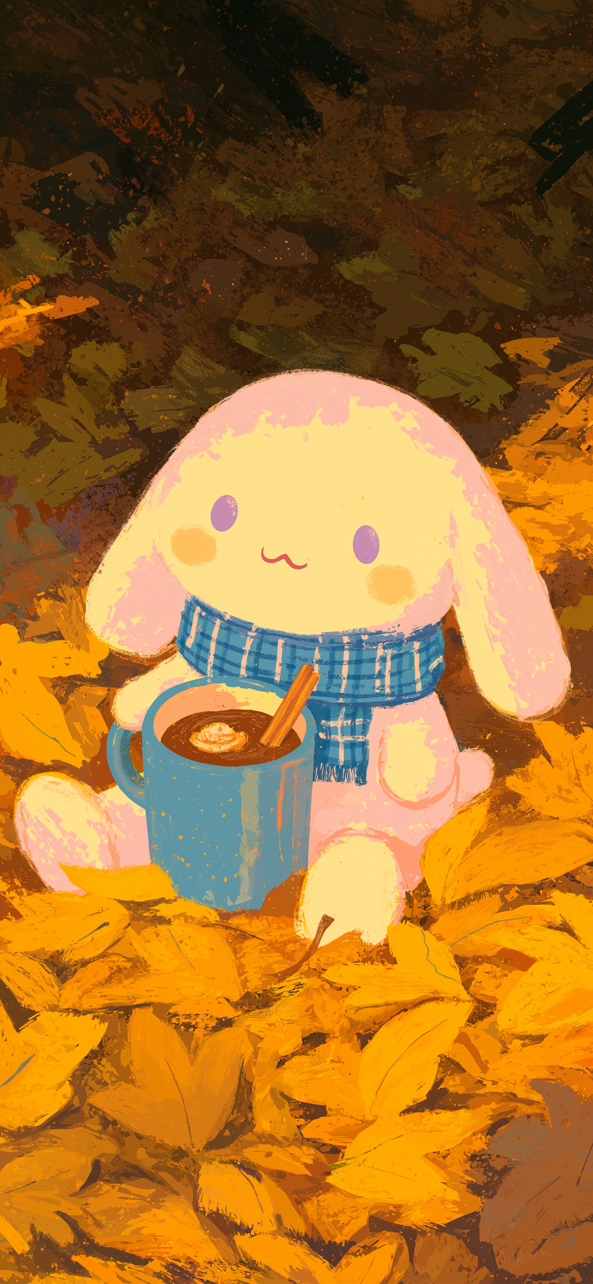 Cinnamoroll Coffee Cozy Autumn Wallpaper Wallpaper HD