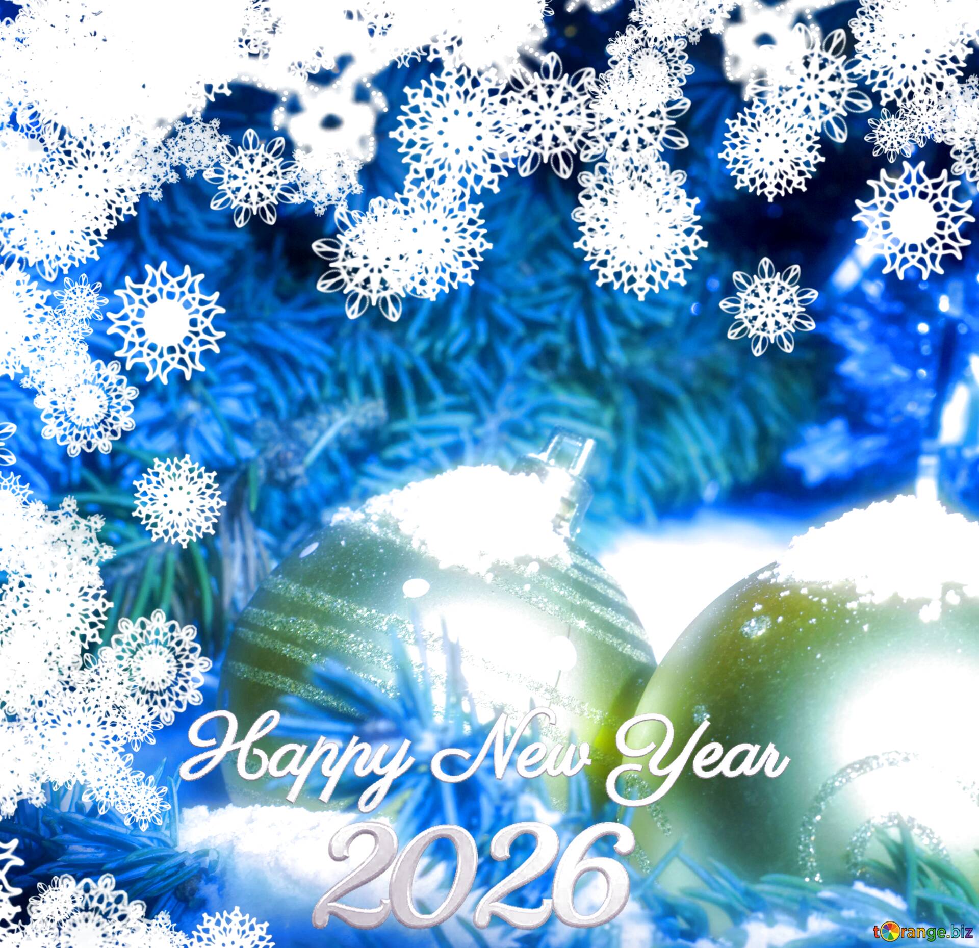 Christmas background for congratulations happy new year 2026 №207371