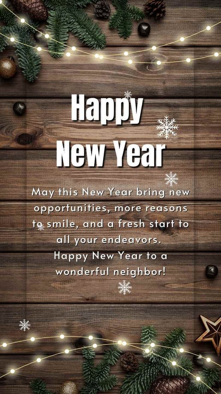 Happy New Year 2026 Wishes for Neighbors (with Image)