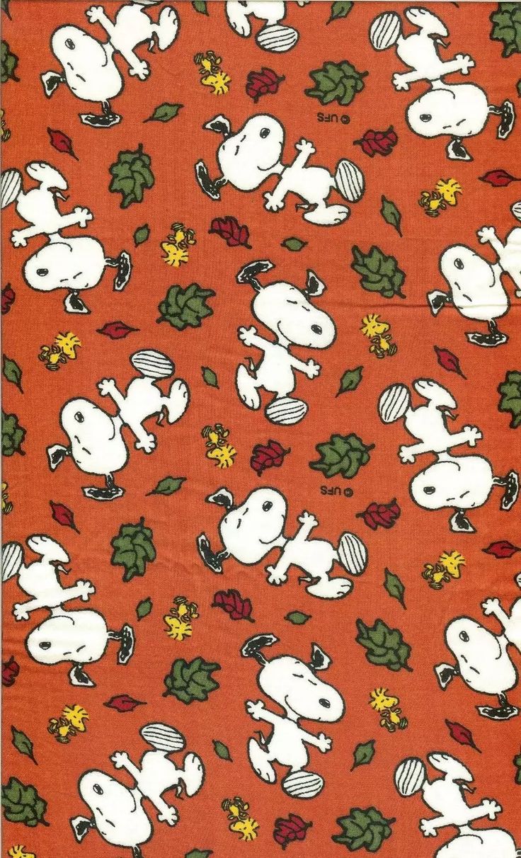 Snoopy Fall Wallpaper
