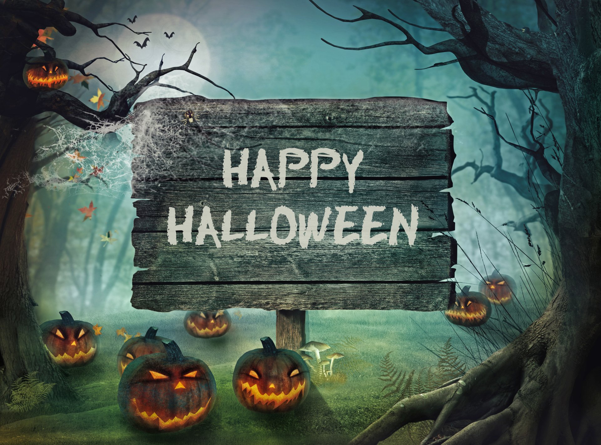 Spooky Halloween Vibes: A 4K Ultra HD Wallpaper