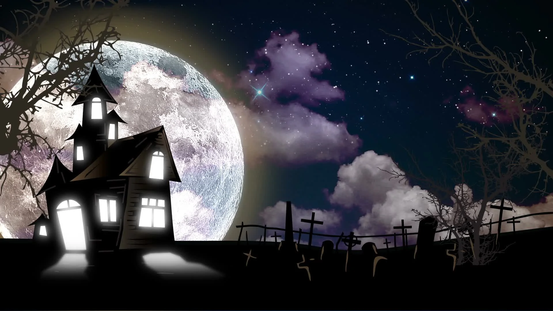 Mysterious Halloween Haunted House