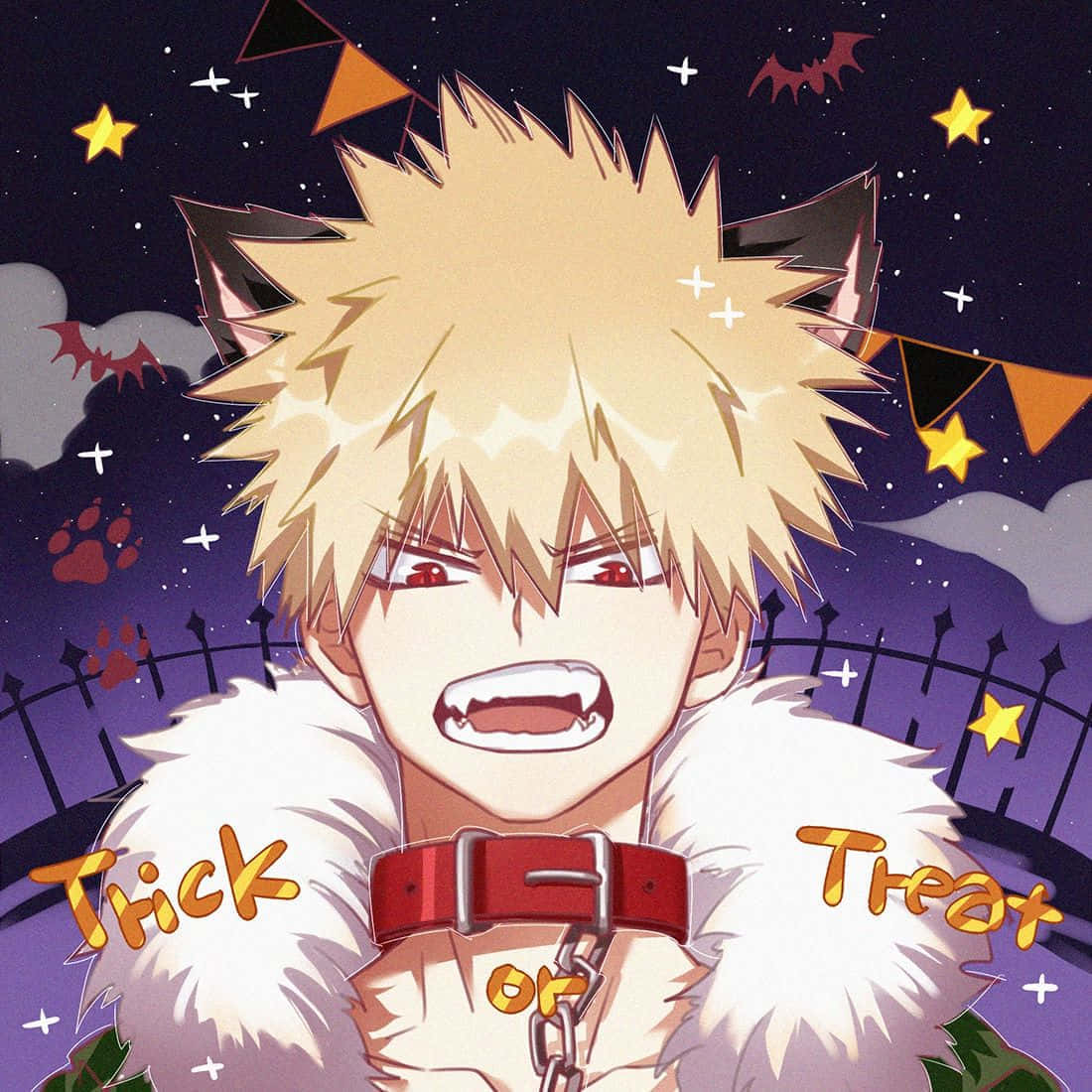 Download Bakugou Halloween Pfp Wallpaper
