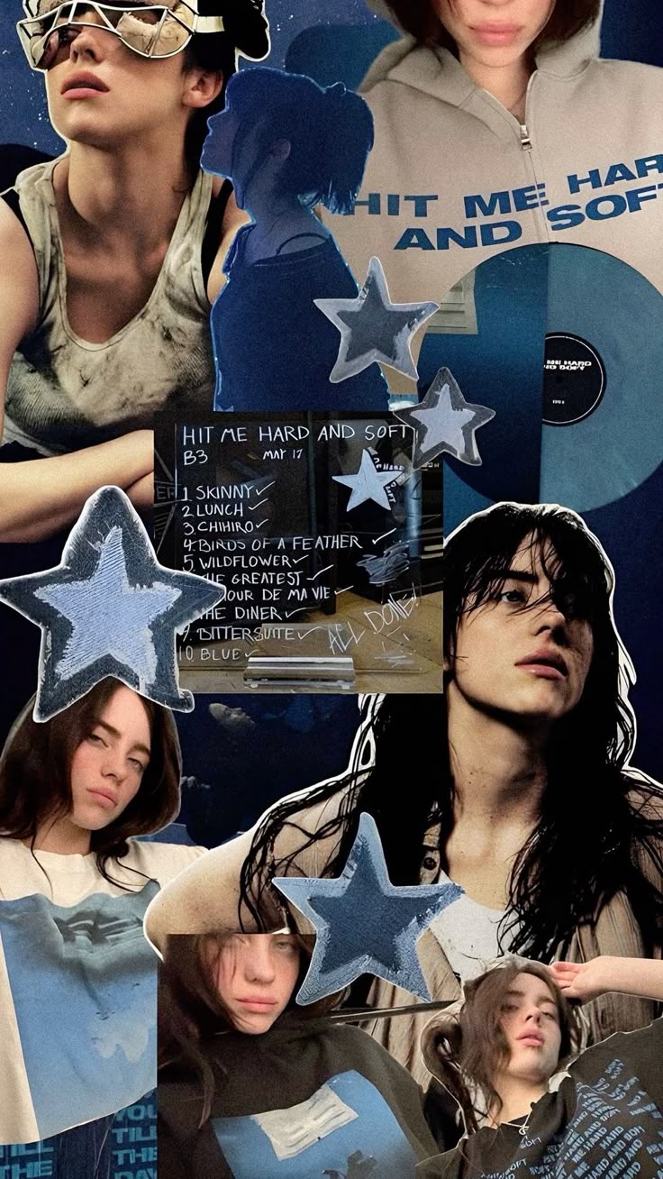 billie eilish aesthetic wallpaper collage