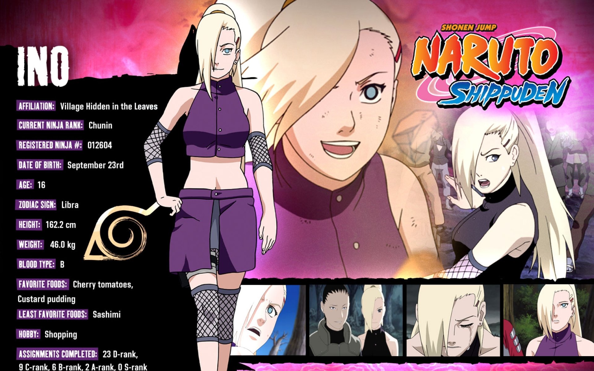 Ino Yamanaka: Stunning 4K Ultra HD Wallpaper from Naruto