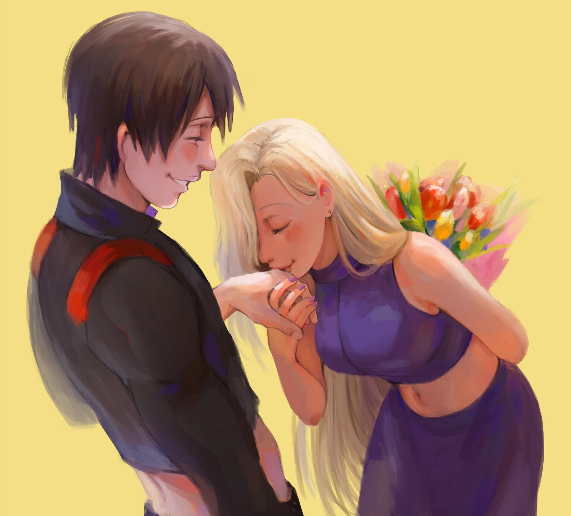 Download Ino Yamanaka Sai (Naruto) Anime Naruto 4k Ultra HD Wallpaper