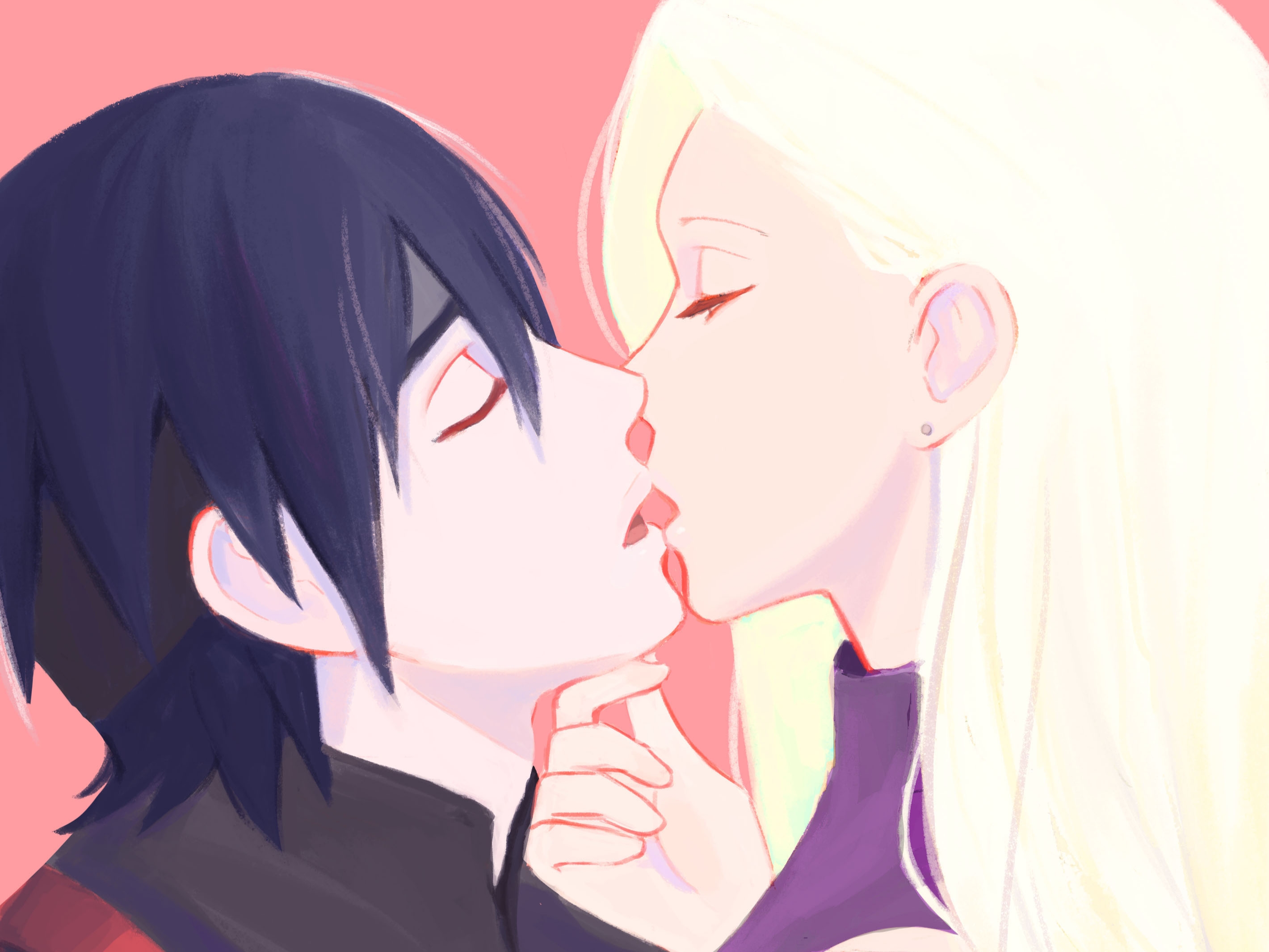 Phone wallpaper: Anime, Naruto, Ino Yamanaka, Sai (Naruto) 477413