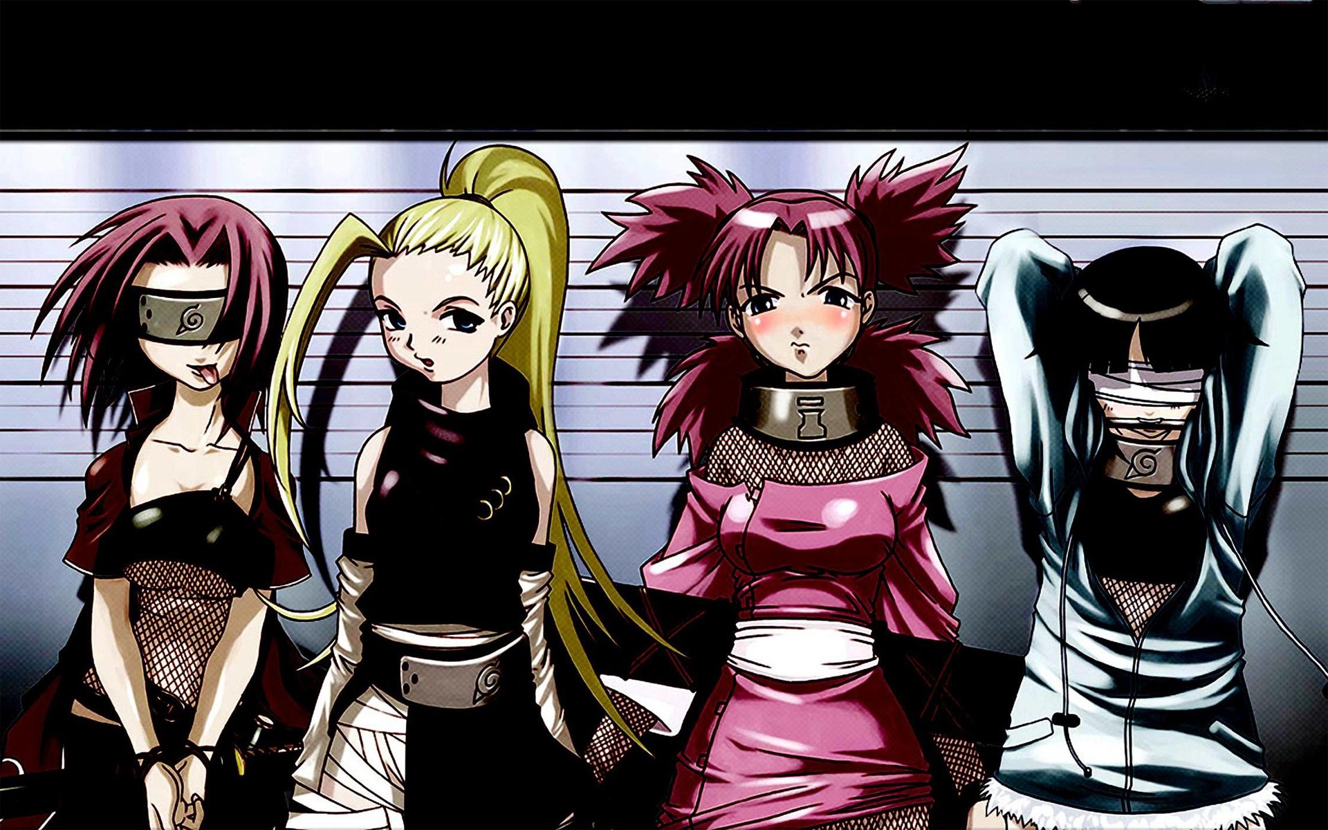 Naruto HD Wallpaper: The Fierce Female Ninjas Unite