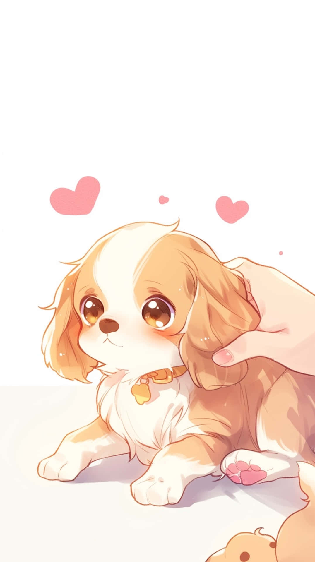 Cute Puppy Anime Wallpaper