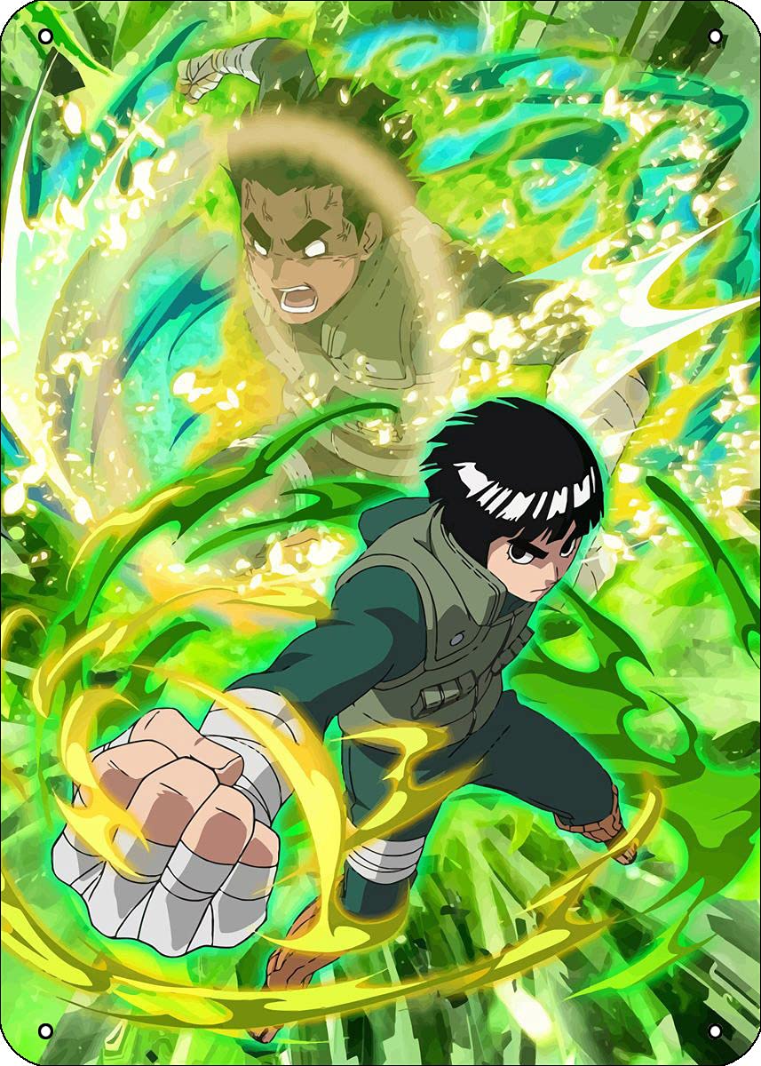 Kmiiliy Rock Lee Naruto Poster Plaque Metal Tin Sign 8x12 Inch, Amazon.in: Home & Kitchen