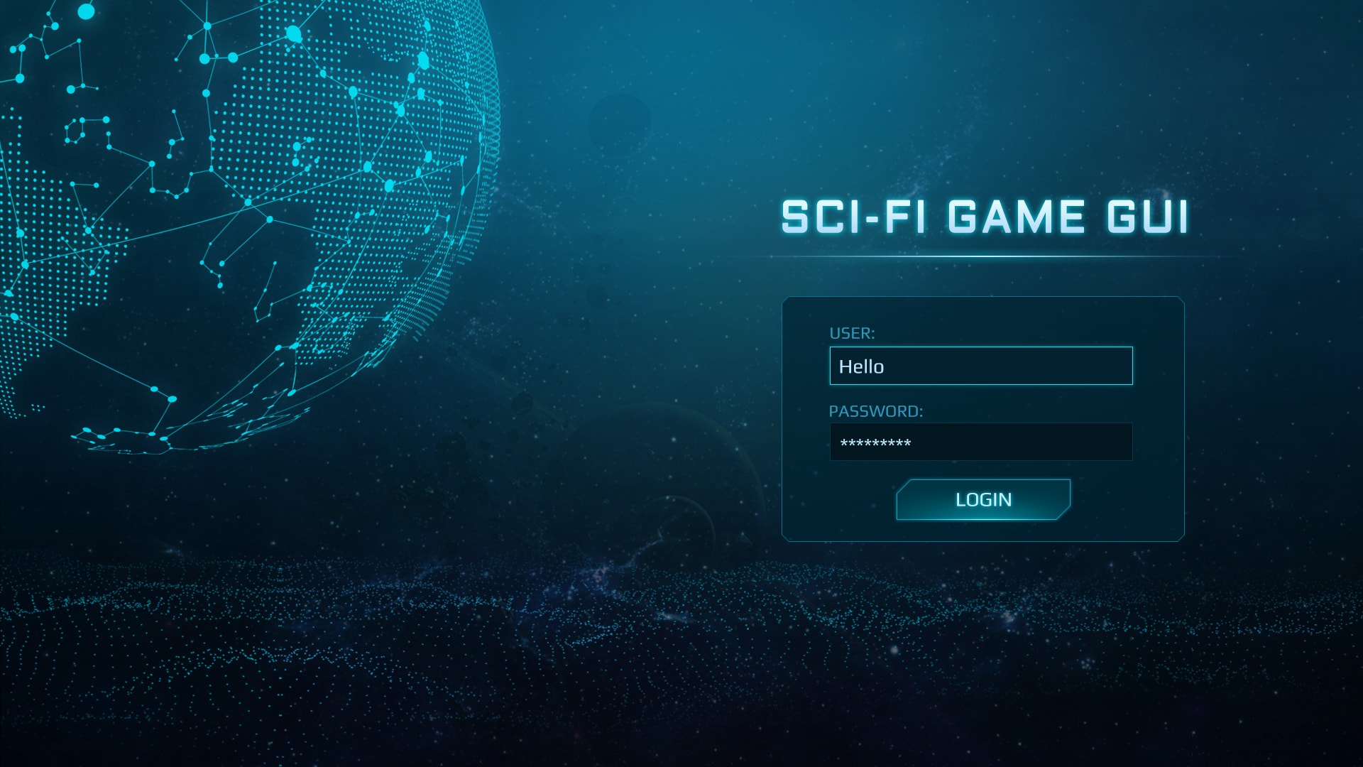 SCI FI UI Pack_Components V2 In 2D Assets