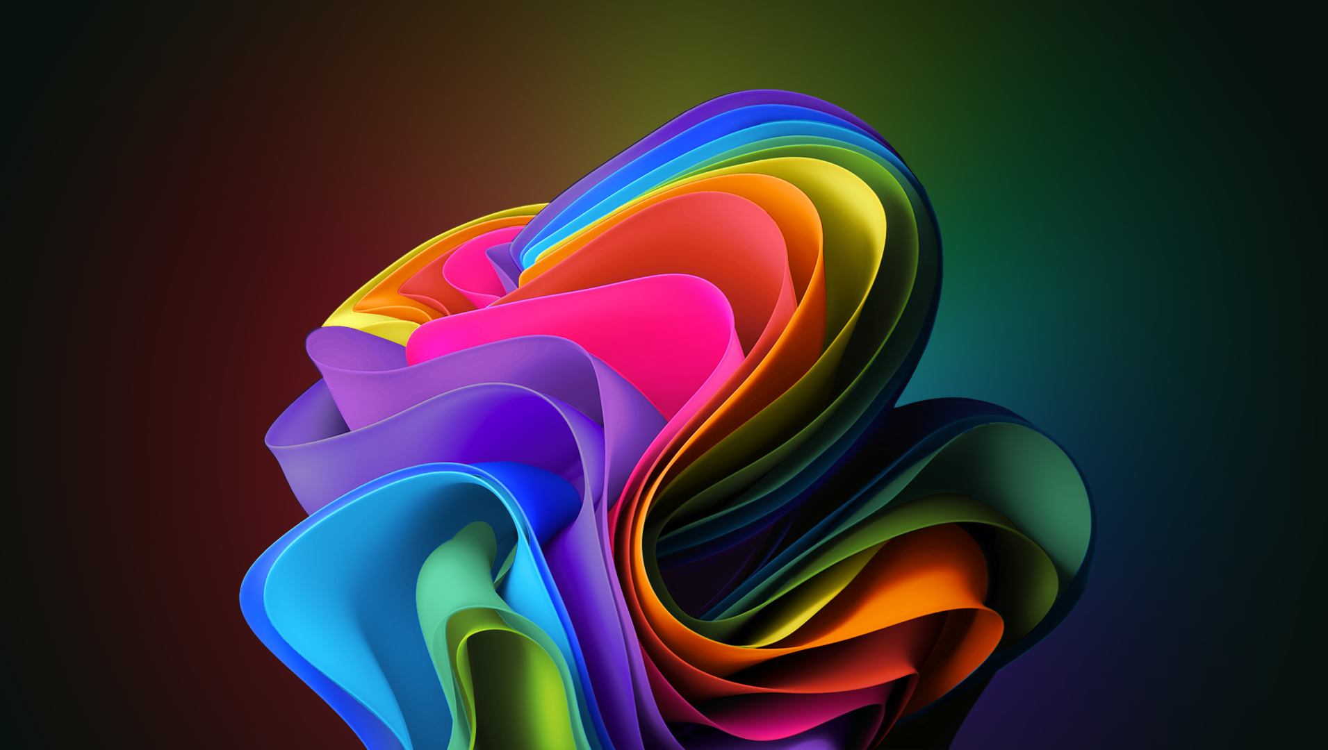 Working on my own version of a Rainbow Bloom wallpaper. Thoughts?