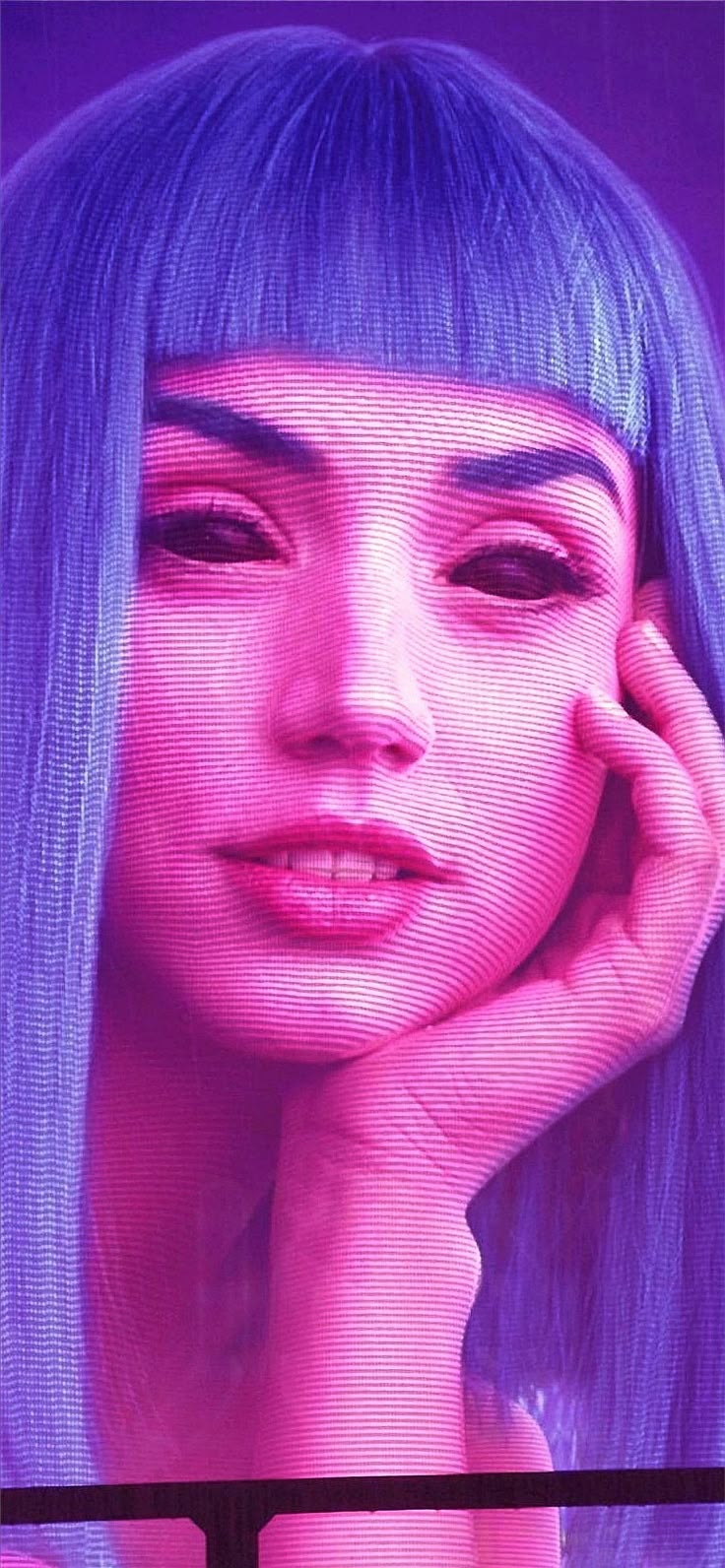 Blade Runner 2049 Joi Otaku Wall iPhone Wallpaper