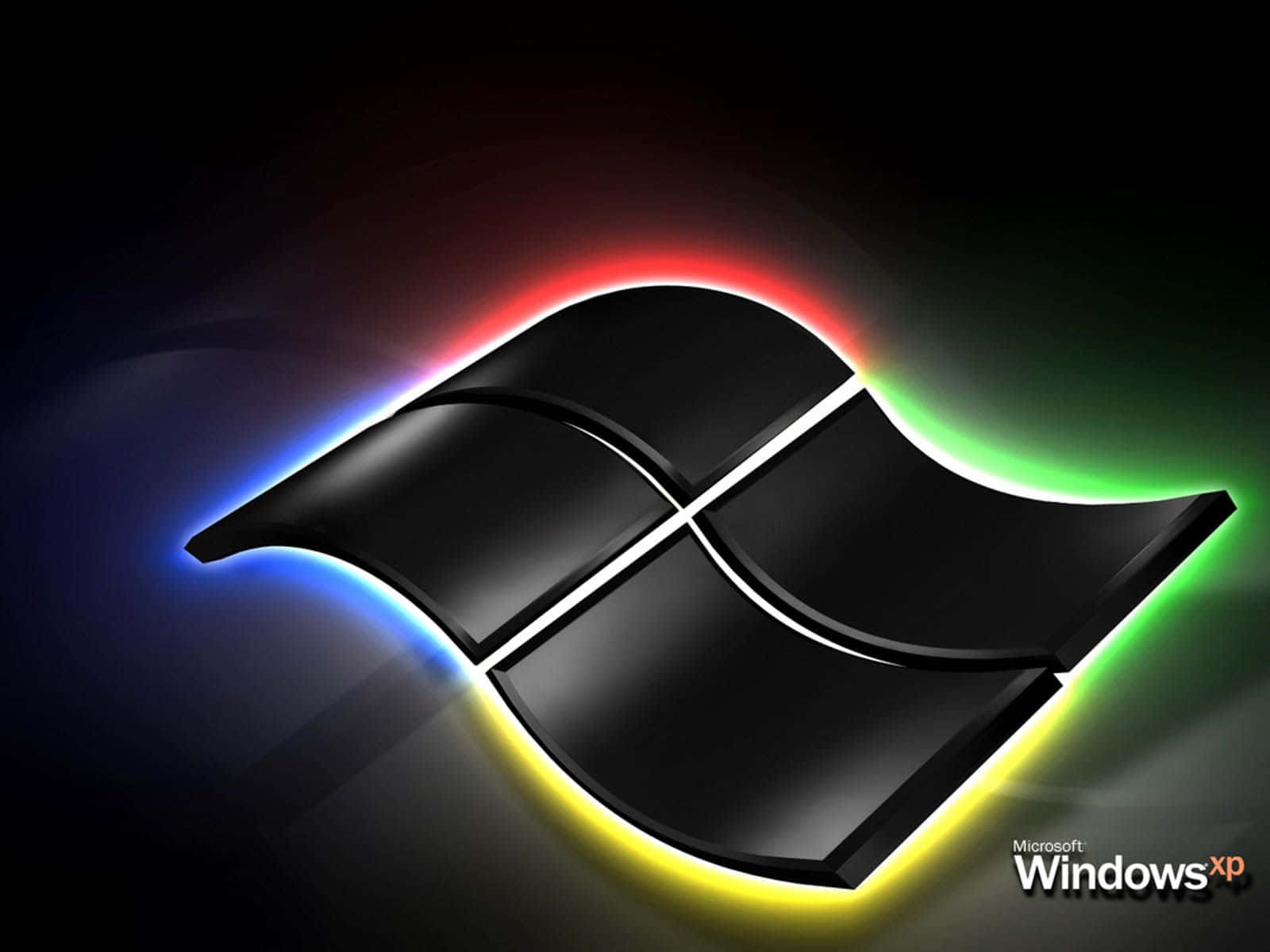 Download Windows 7 Logo With A Rainbow Colored Light