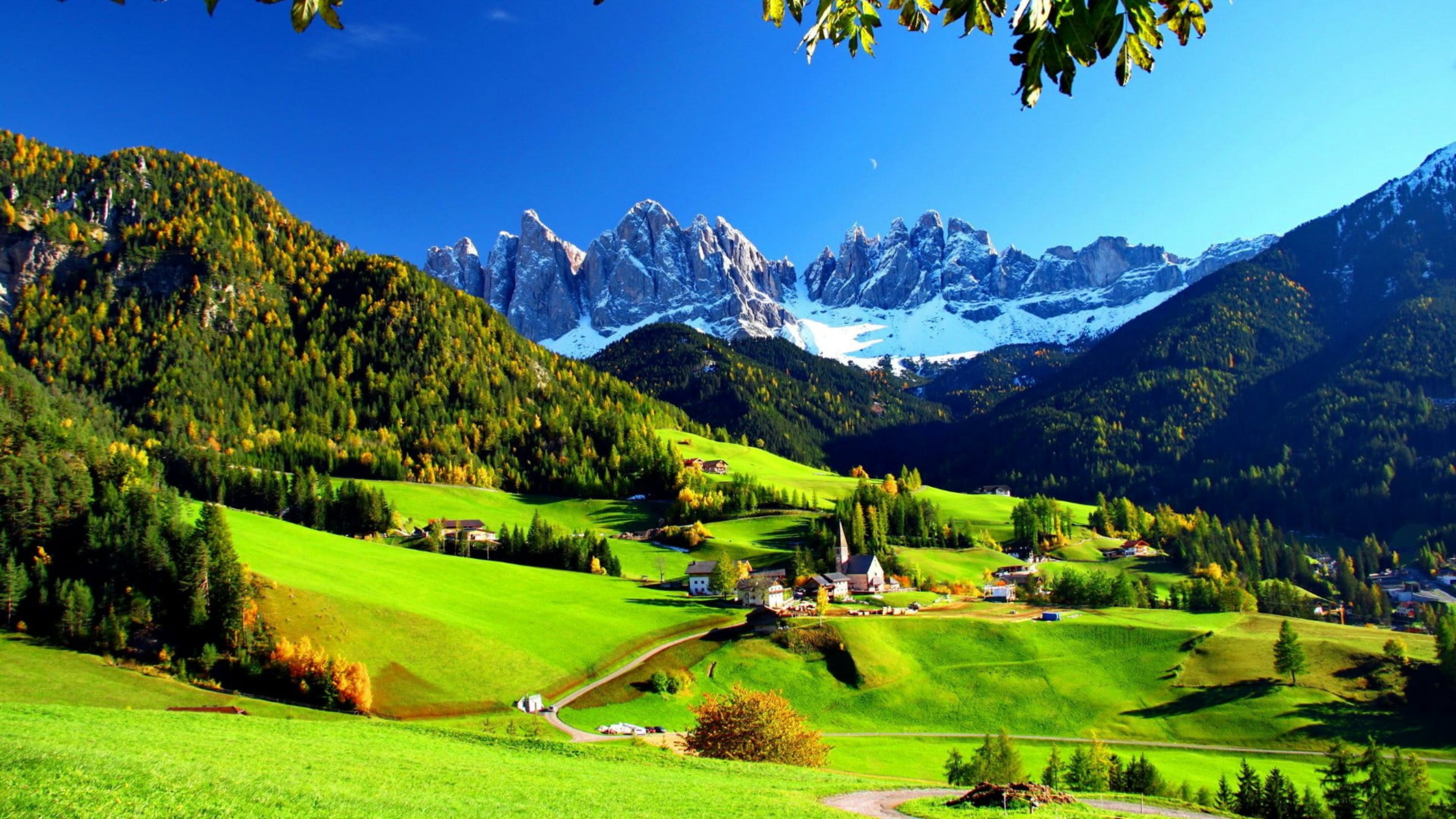 Mountains Wallpaper 4K, Sunrise, Scenic, Early Morning