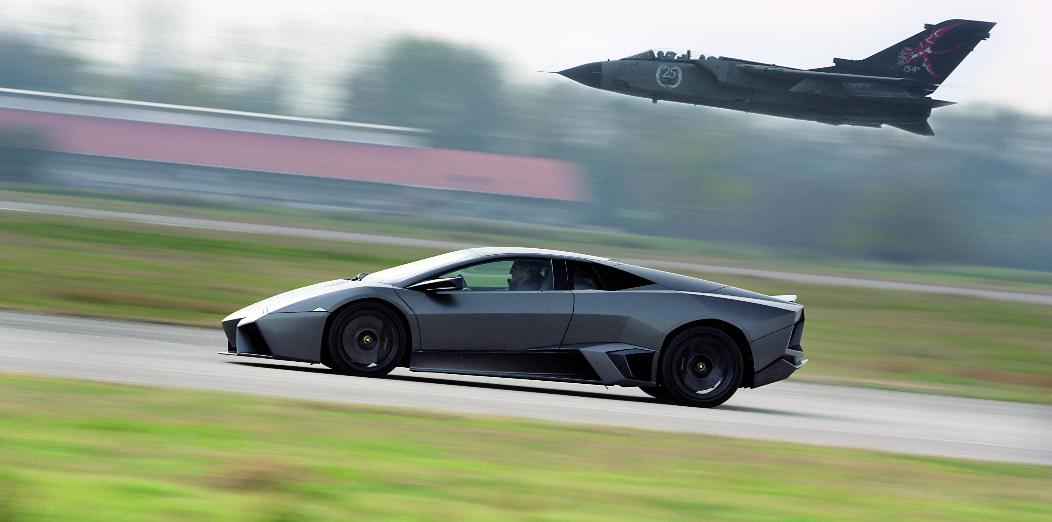 Airplane Vs Lamborghini Wallpaperx1732