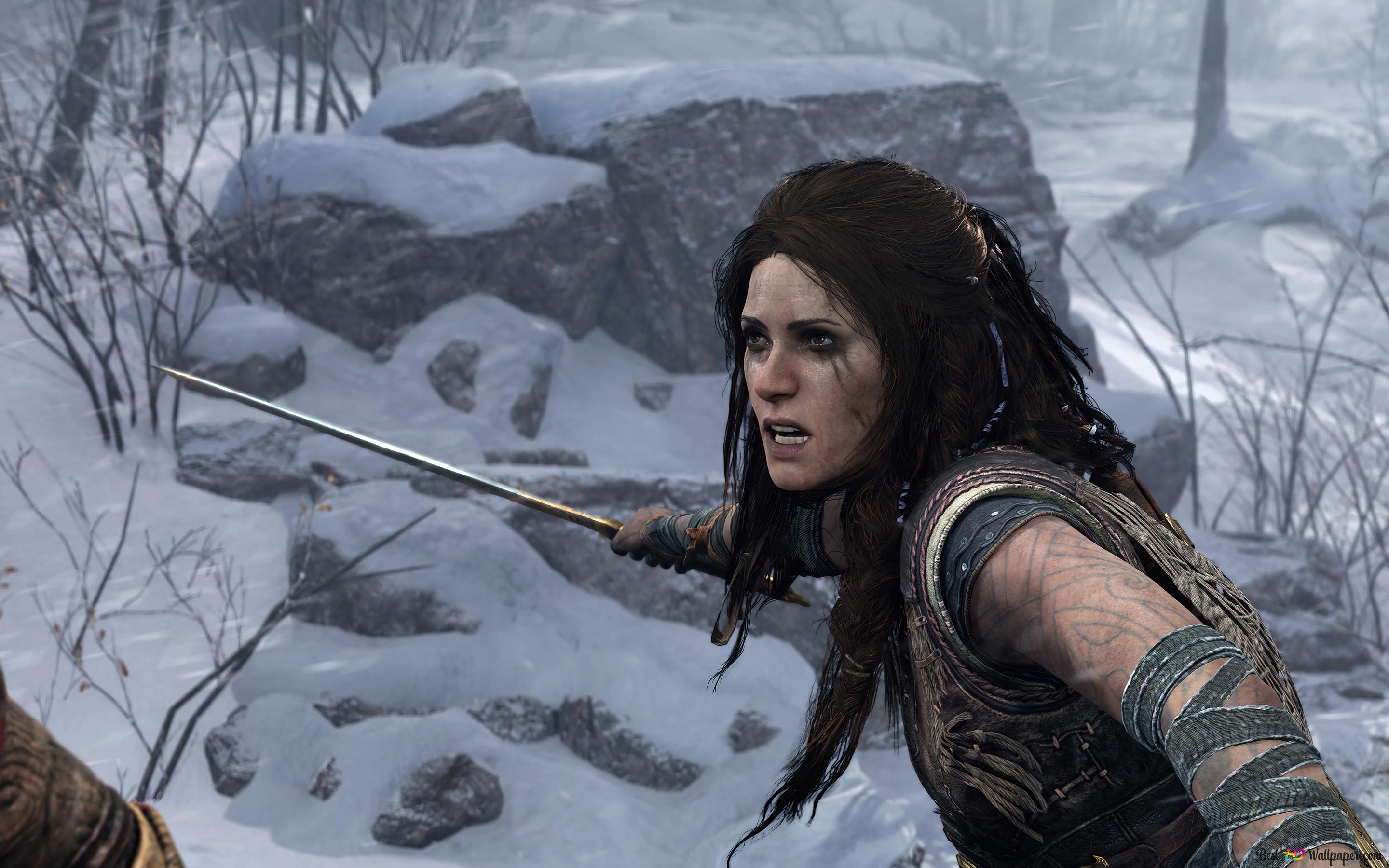 Freya Of War: Ragnarok (Video Game) 4K wallpaper download