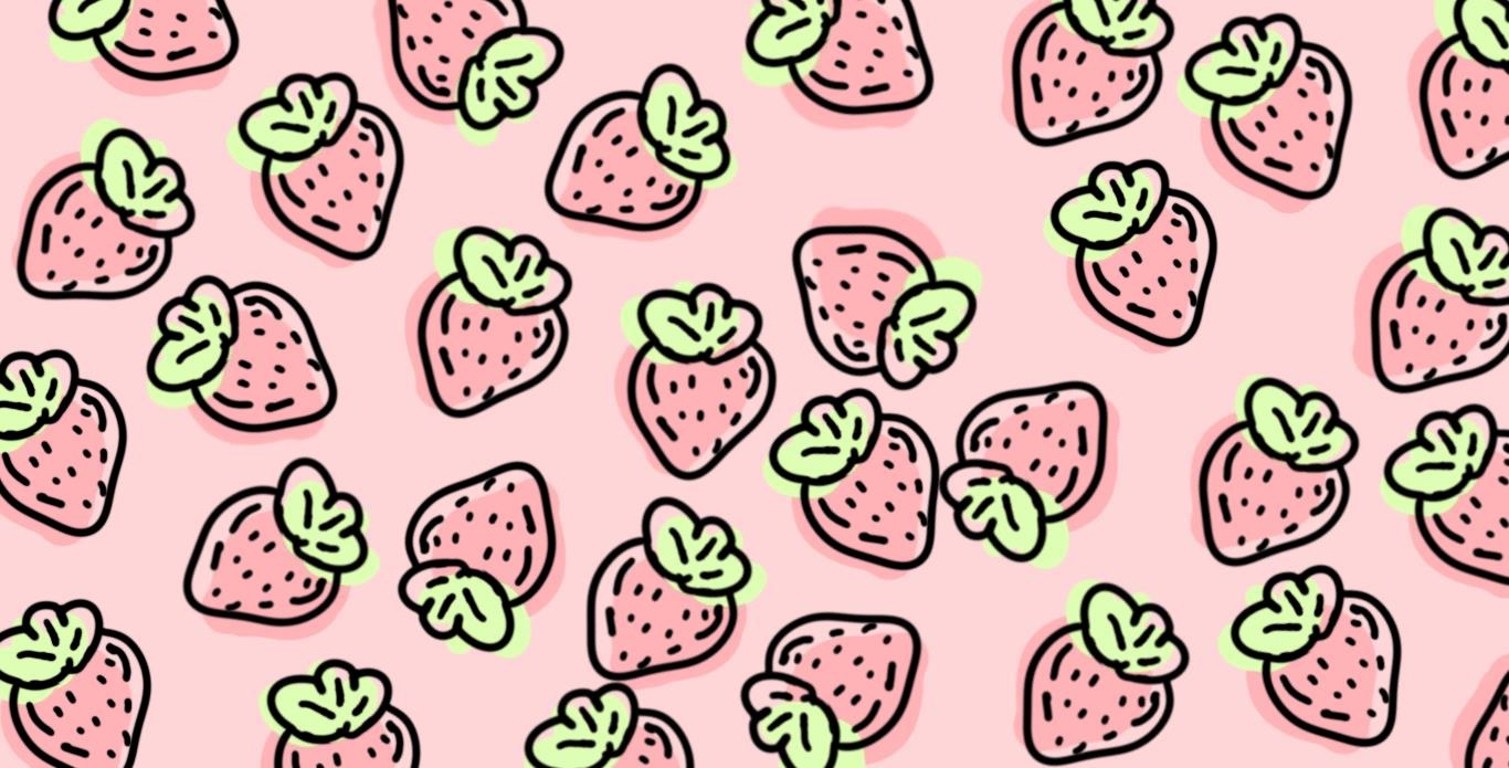 Cute Strawberry Wallpaper By Nadia