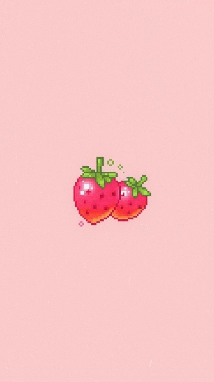 STRAWBERRY Cute Wallpaper Background