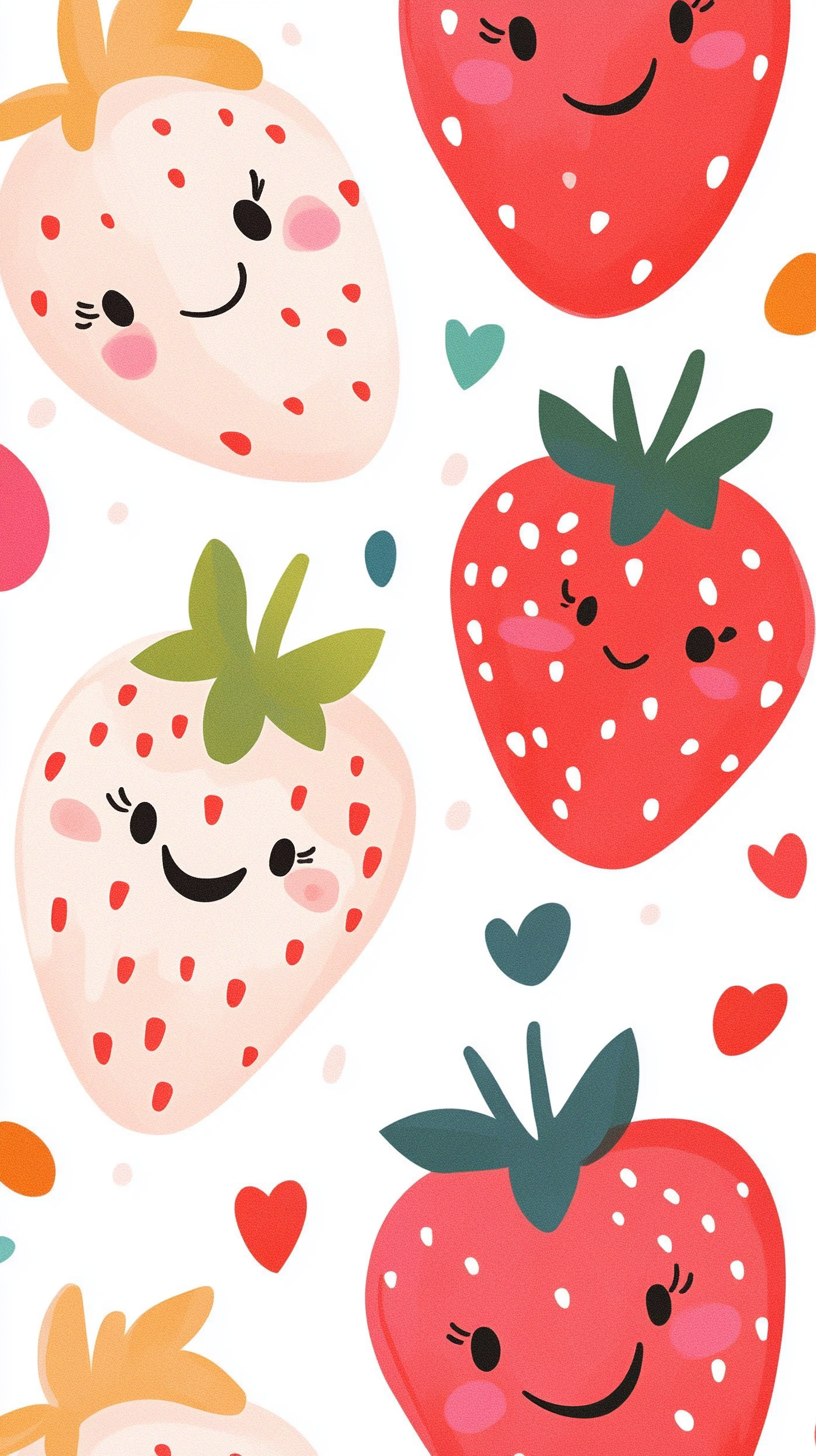 Juicy Aesthetic: 21 Strawberry Phone Wallpaper to Brighten Your Screen