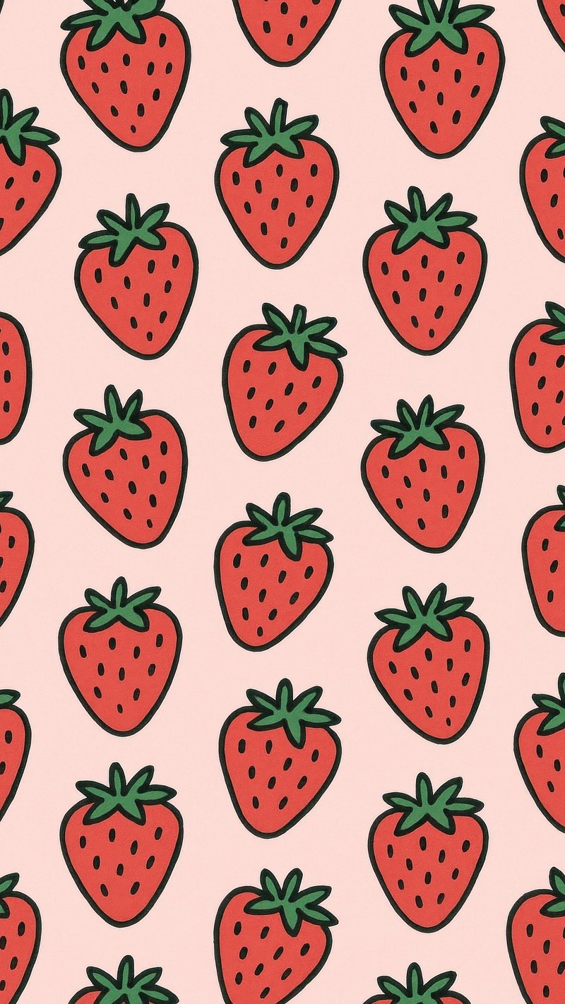 Cute Strawberry Wallpaper Image Wallpaper