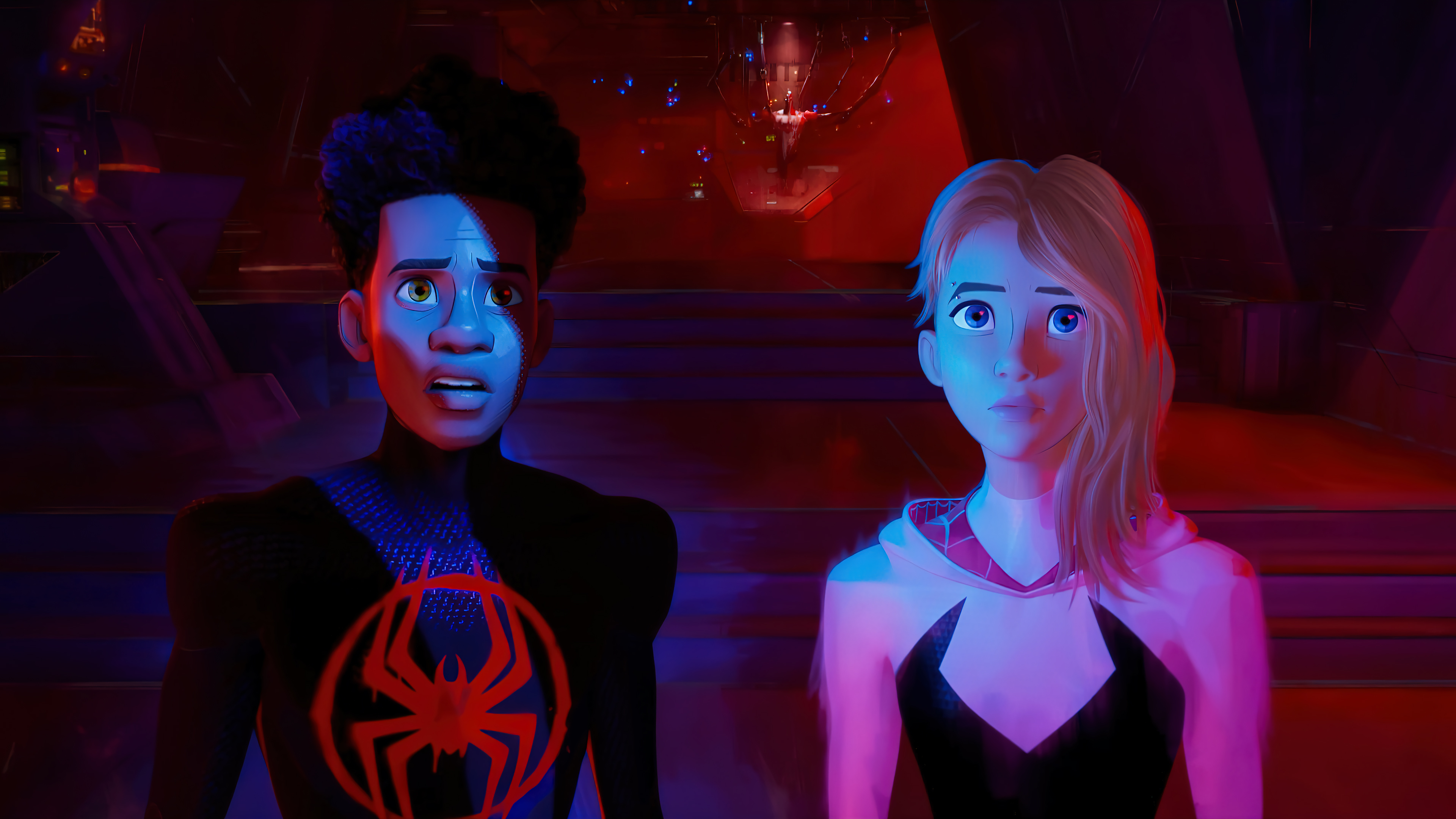 Miles Morales Gwen Stacy Spider Man: Across The Spider Verse Wallpaper 4K HD PC H