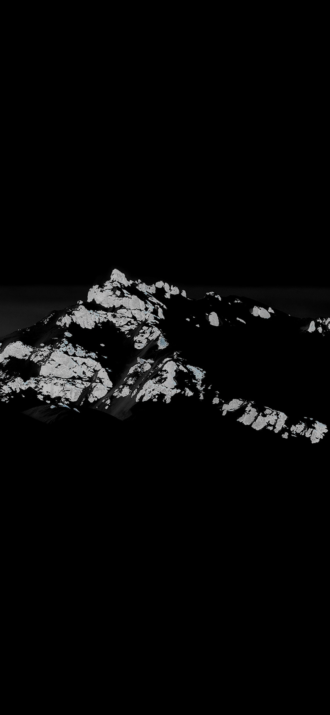 iPhone X wallpaper. art minimal simple mountain dark