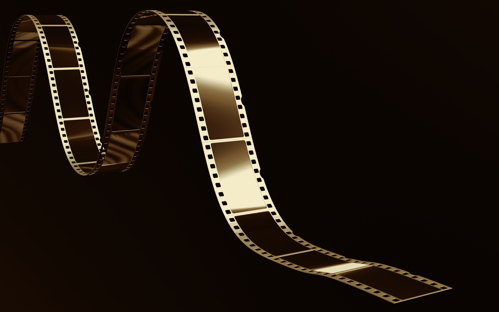 Old film on black background 3D Desktop wallpaper 1680x1050