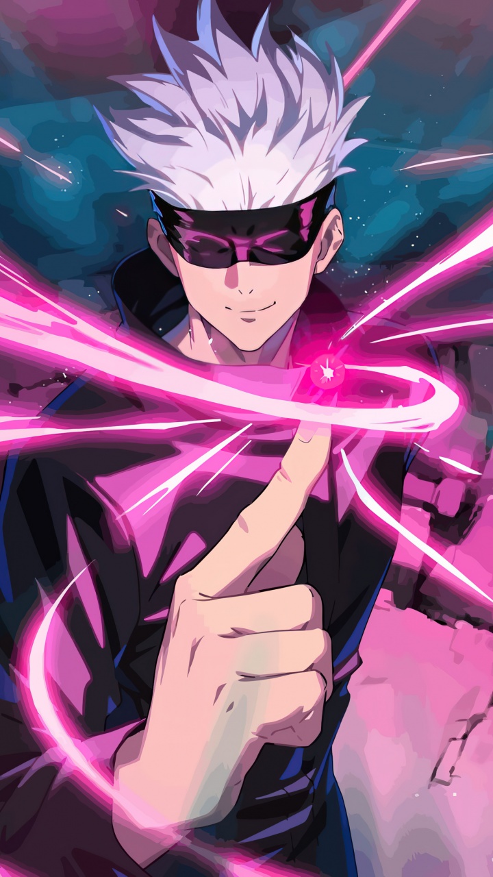 Satoru Gojo Wallpaper 4K, Jujutsu Kaisen, Manga series