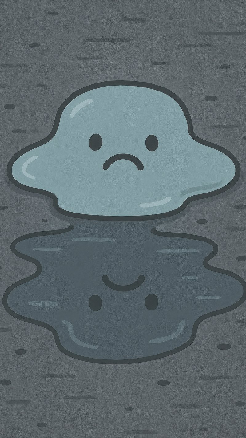 Sad Cartoon Image Wallpaper