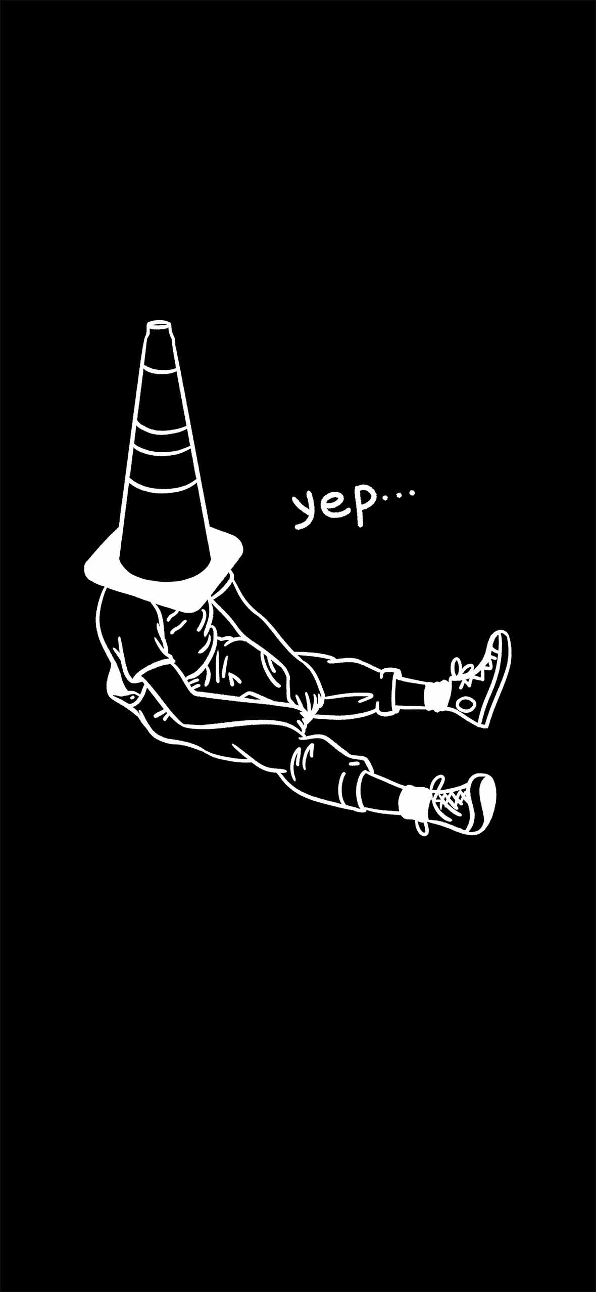 Traffic Cone Sad Boy Tattoo Wallpaper HD Wallpaper