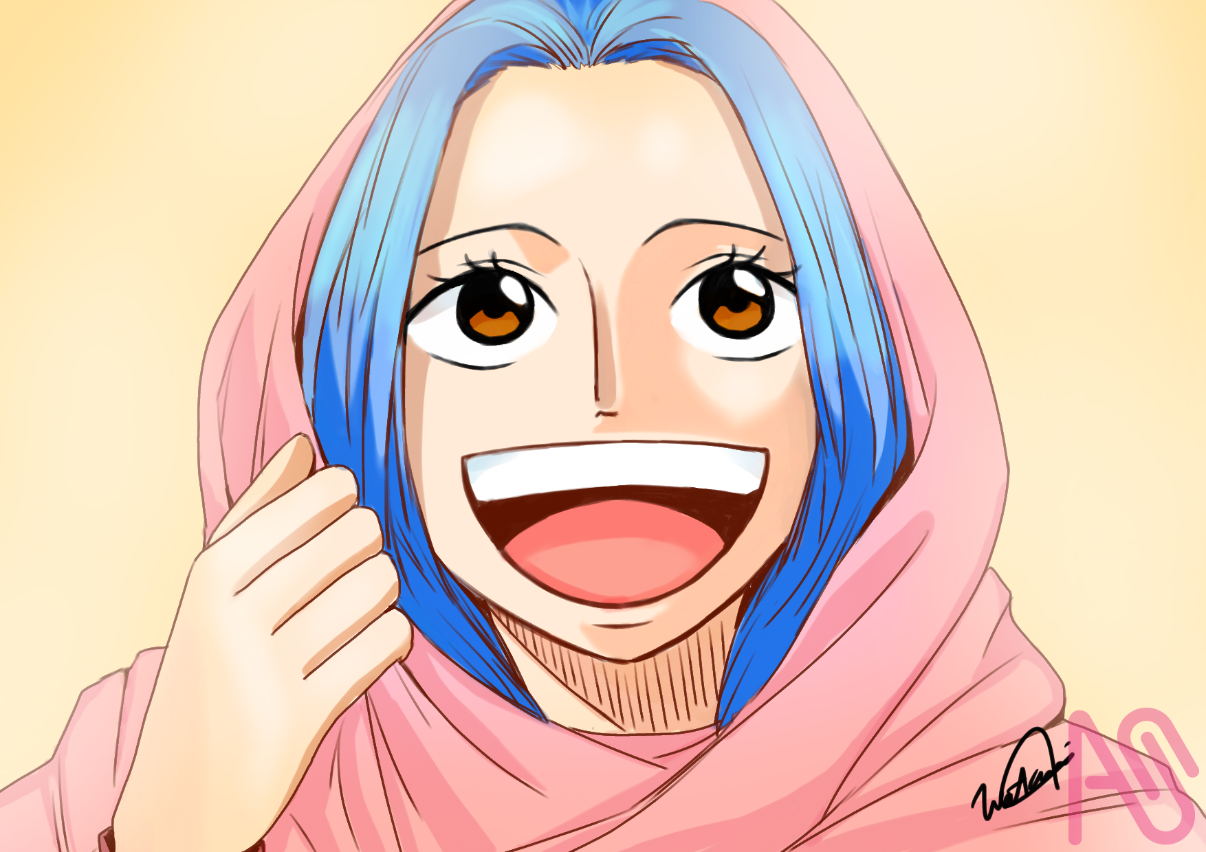 Nefertari D. Vivi fanart one piece Watami ART street