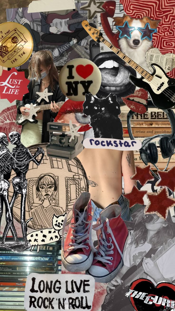 rockstar gf #moodboard #rock #aesthetic