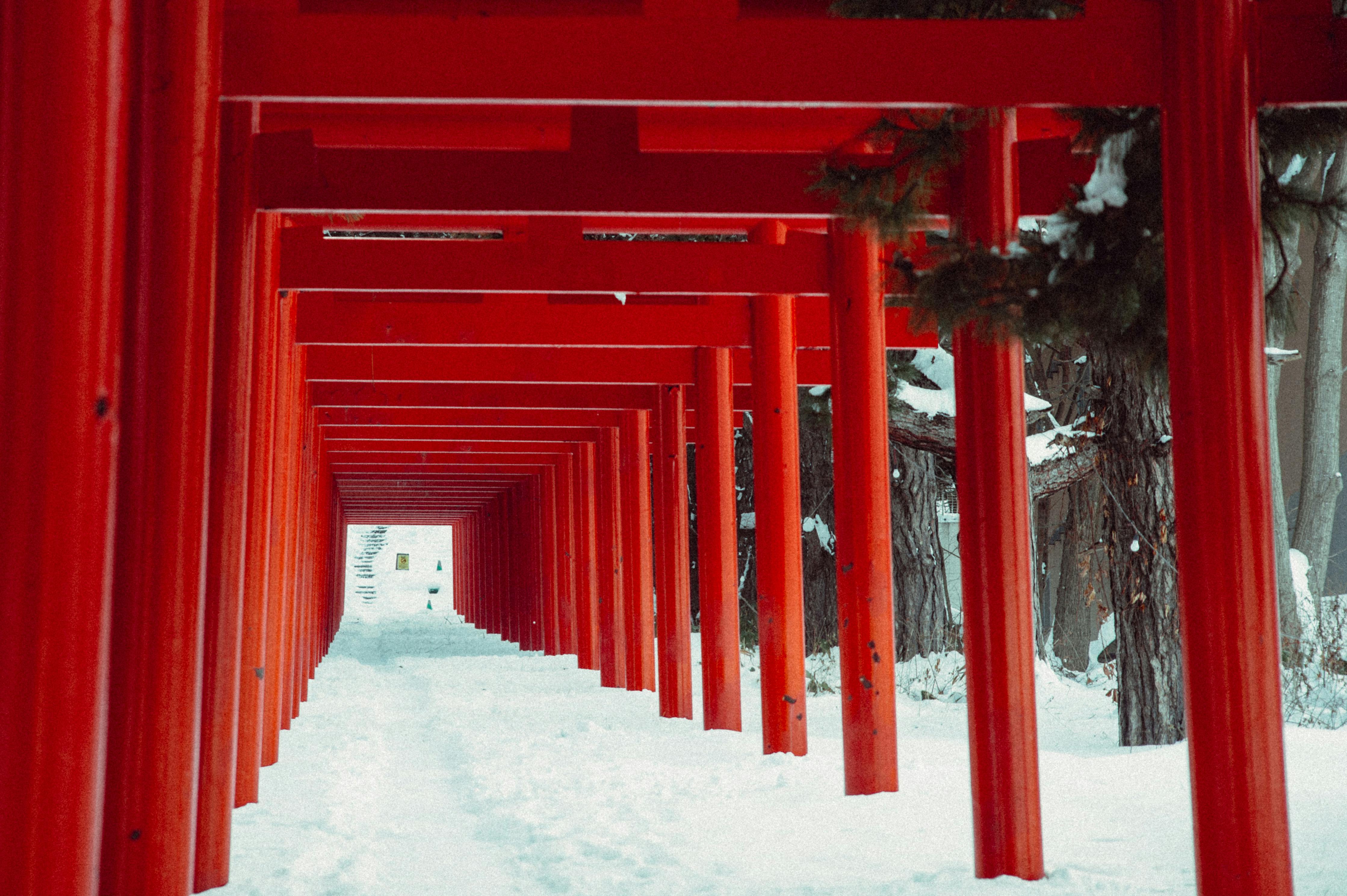 Sapporo Fushimi Inari Shrine in Winter · Free