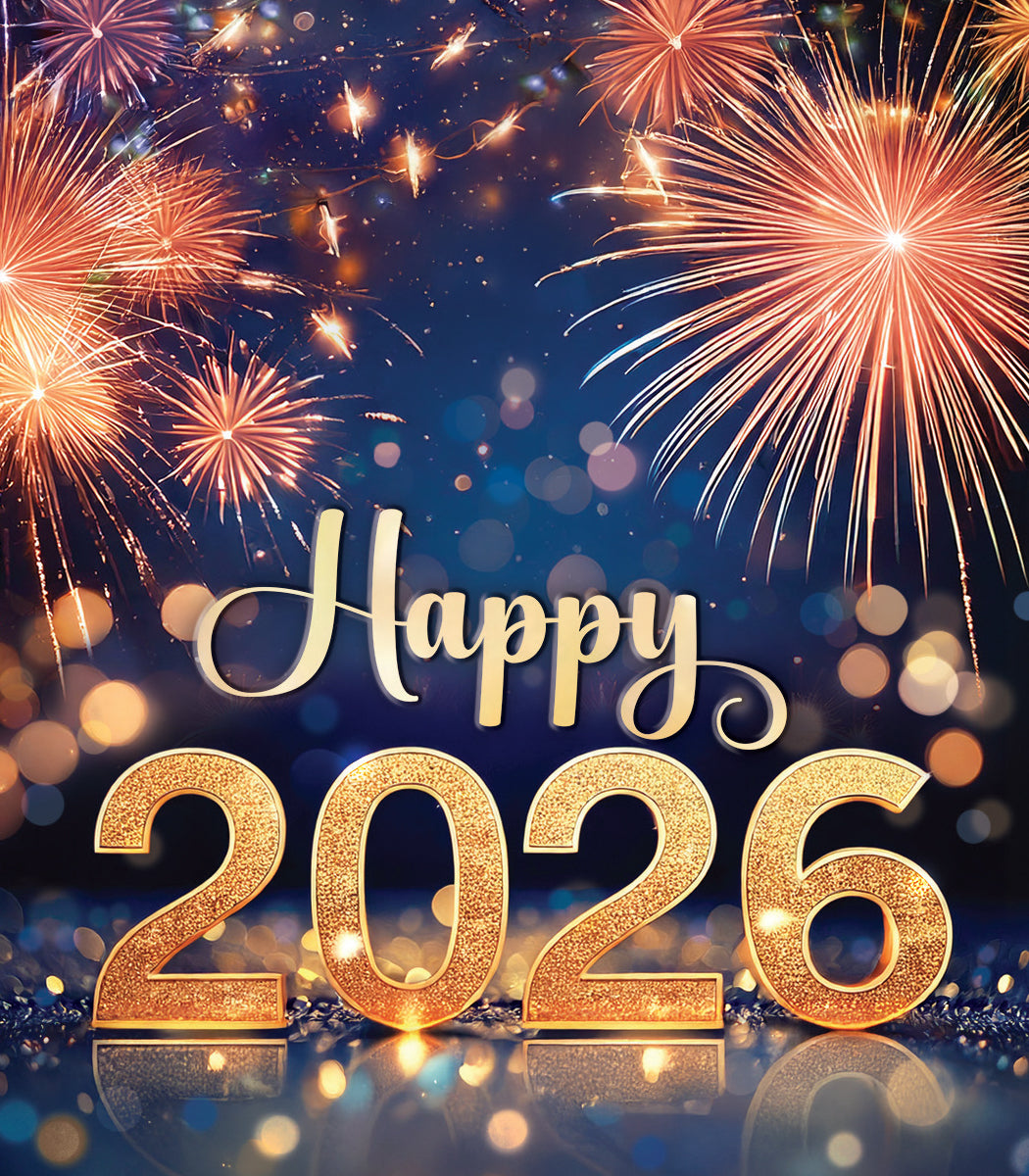 Happy New Year Tear Off Calendar With Business Card Magnet