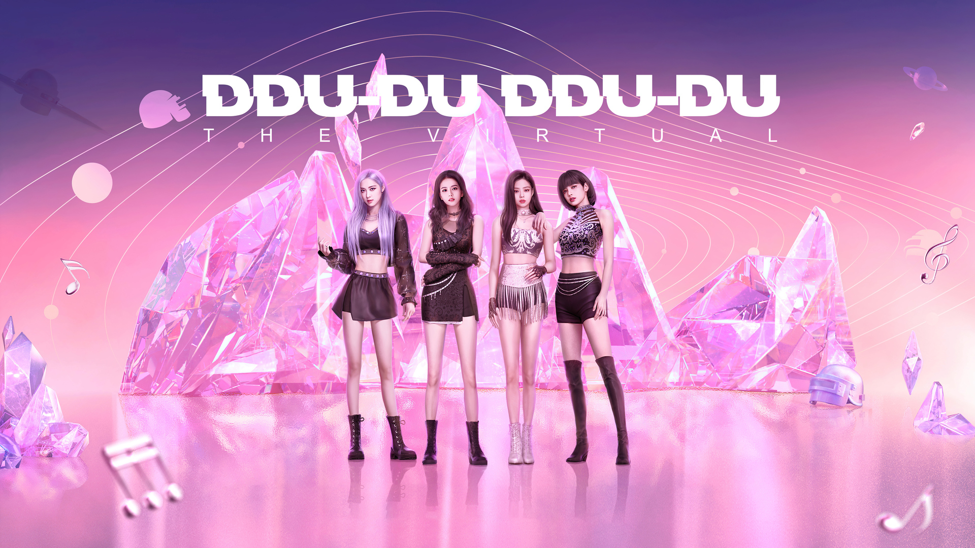 Jisoo Jennie Rose and Lisa HD BLACKPINK x PUBG Wallpaper