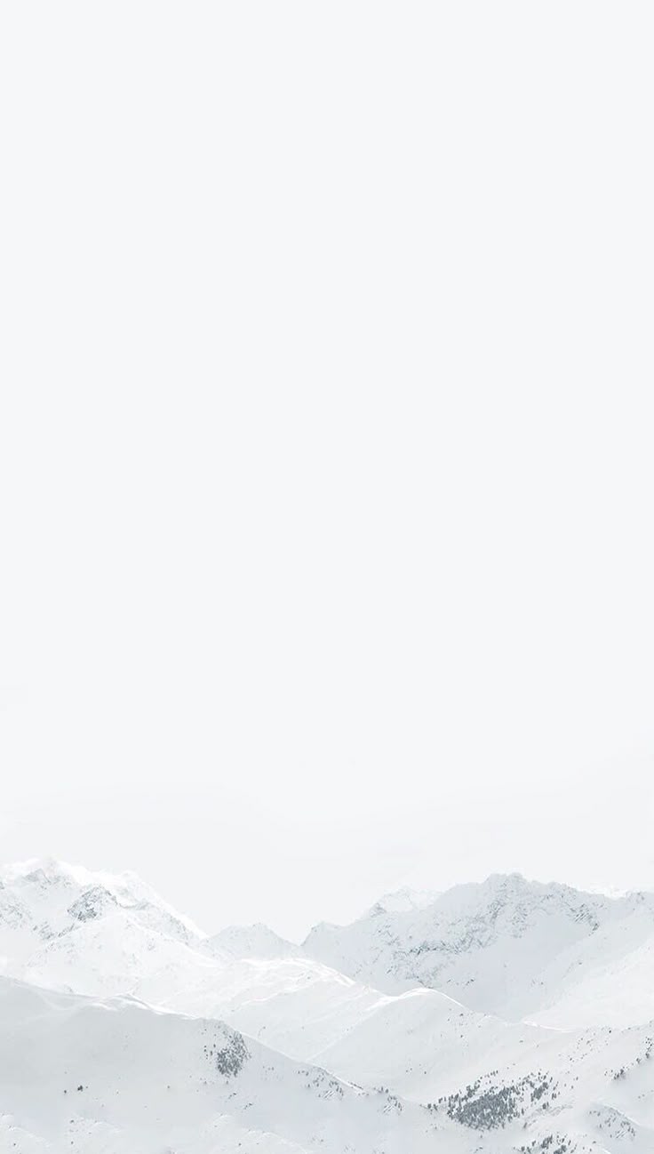 Minimalist Winter Wallpaper for iPhone