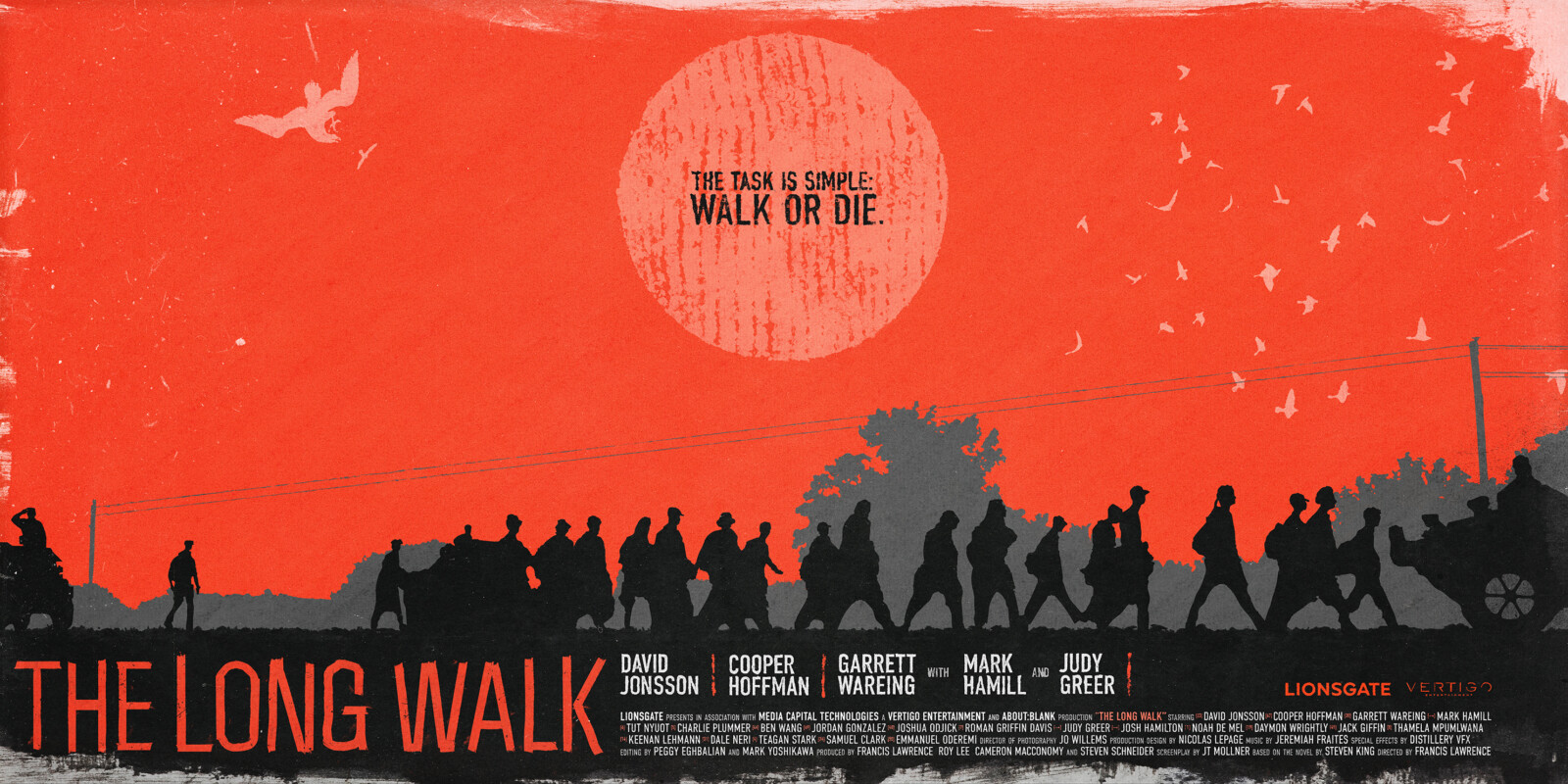 THE LONG WALK [2025] (dir By Francis Lawrence). Poster By GrungiestBunny
