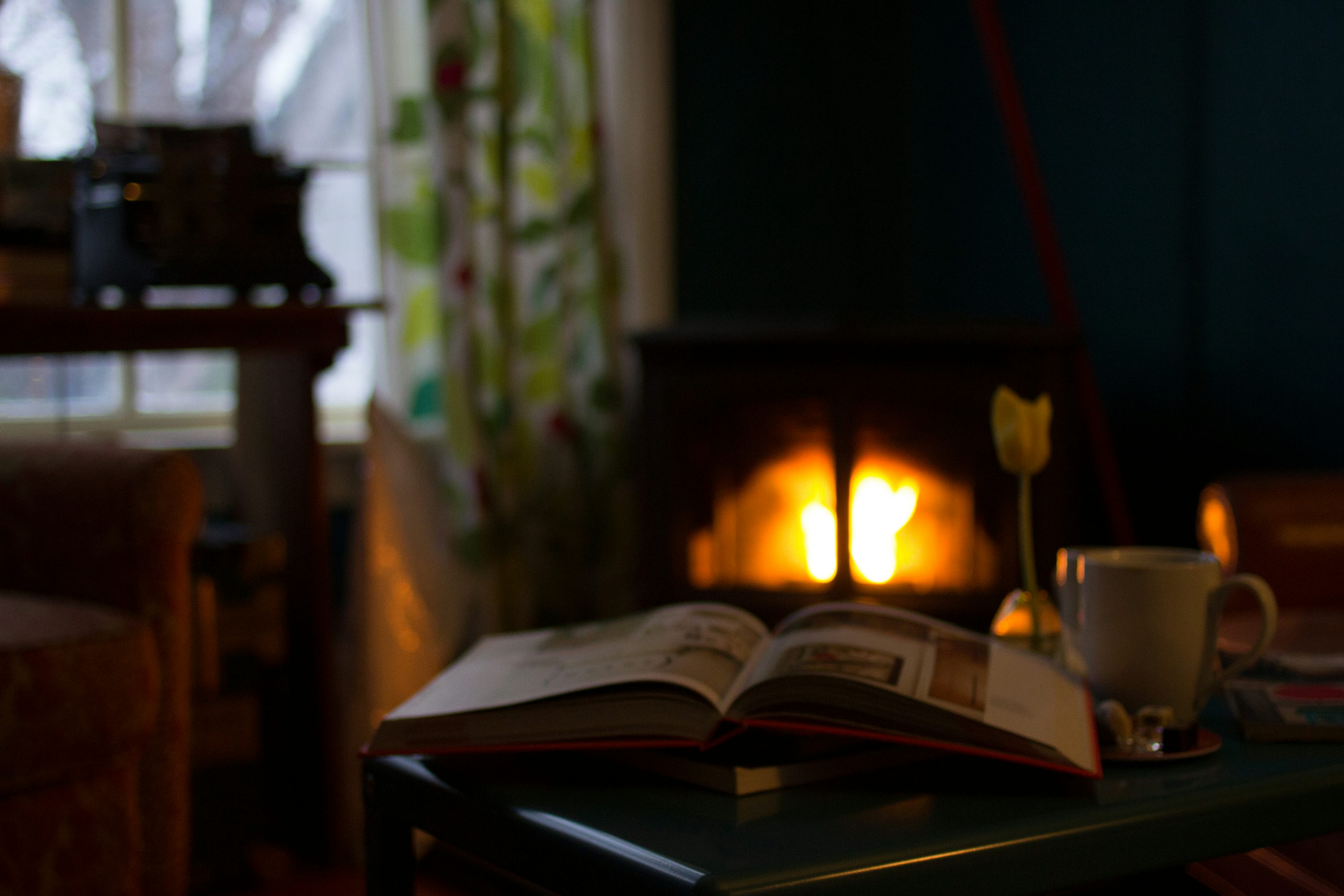 Cozy Fireplace Picture. Download Free Image