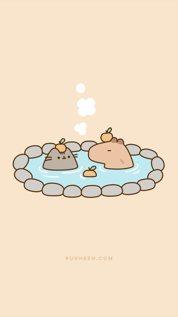 Capybara and Pusheen