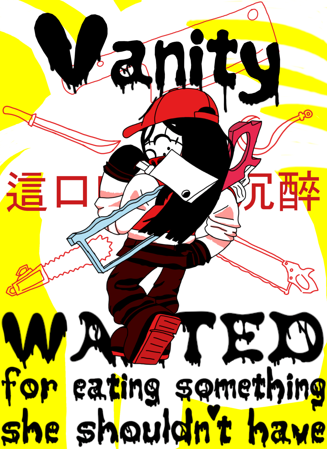 Slasher Vanity Fan Made Wanted Poster!