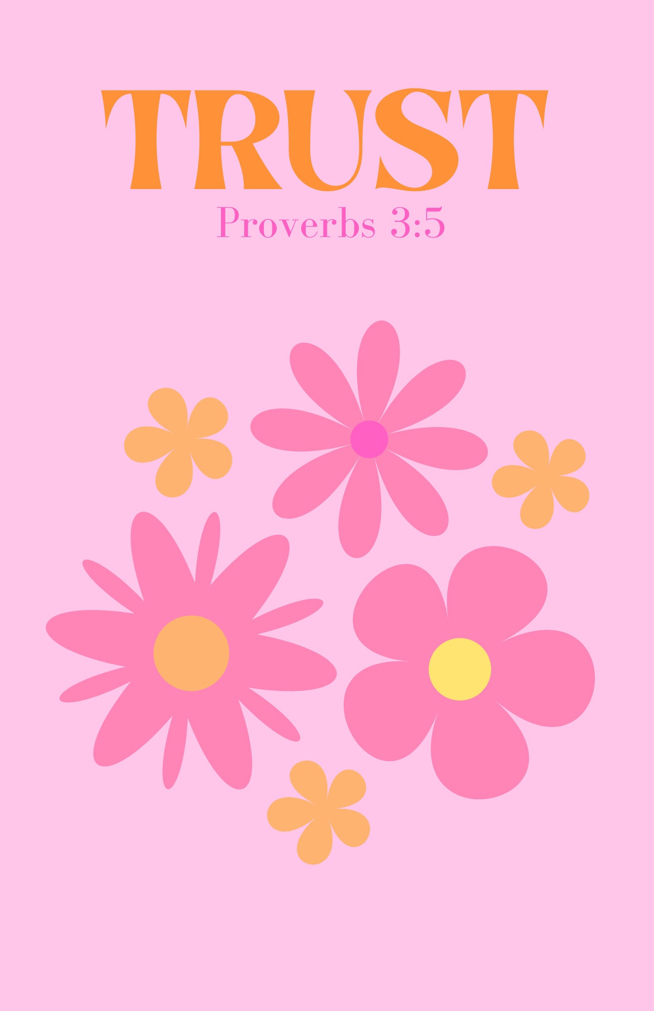Preppy Christian Wall Art (digital Download 11x17)