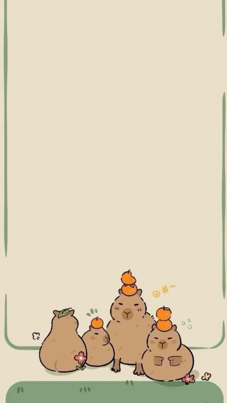 Wallpaper Thursday!!! #cute #cappy #capybara #cutecore