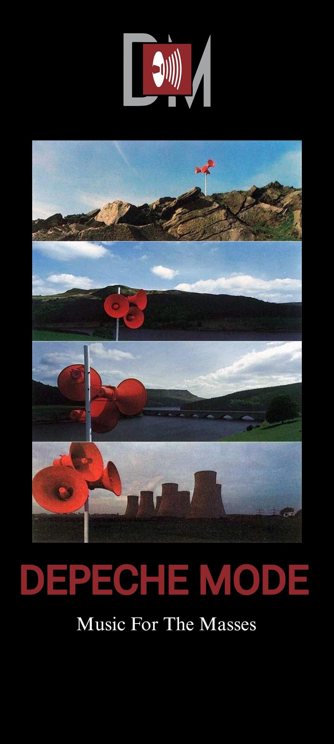 Made a phone wallpaper for Music For The Masses