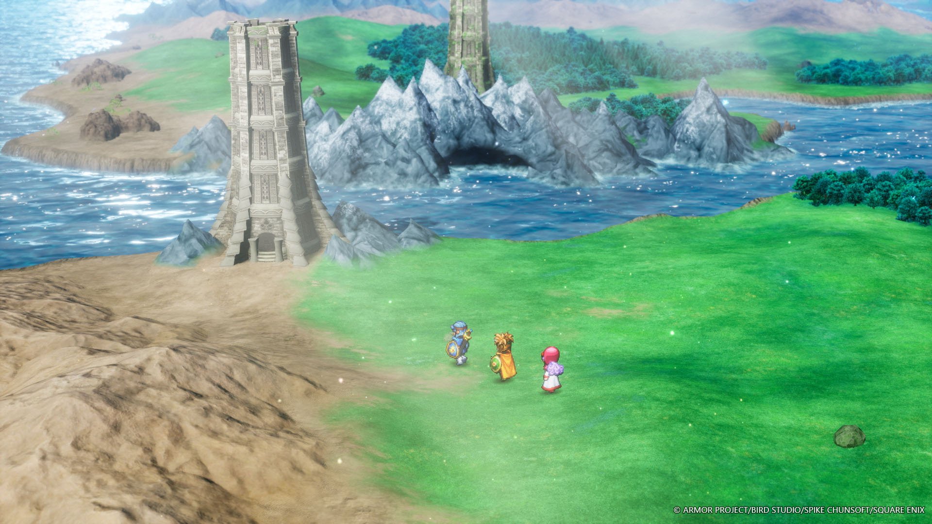 Dragon Quest I & II HD 2D Remake Teaser Trailer, Screenshots