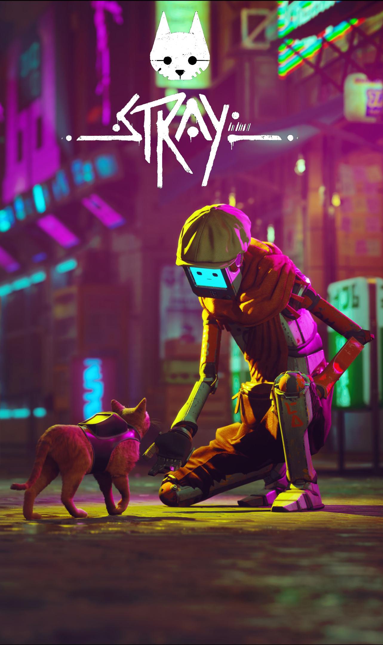 I made Stray Phone Wallpaper that you may like